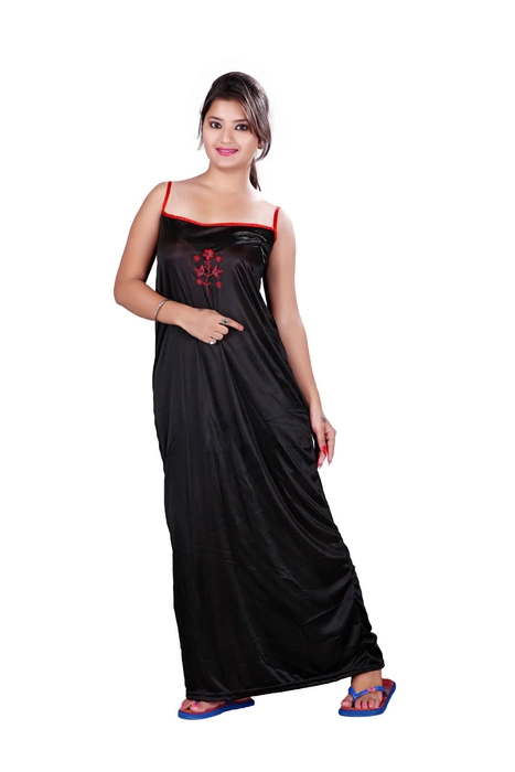 Satin for Women Nightie & Robe Set