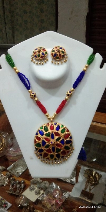 Assamese Big Japi Set Silver Based