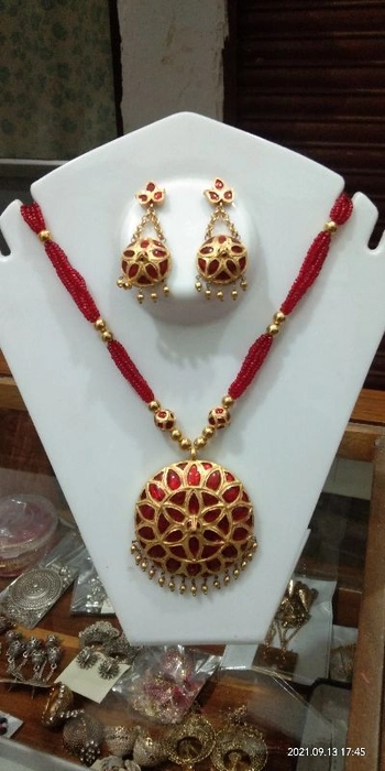Assamese Big Japi Set Silver Based