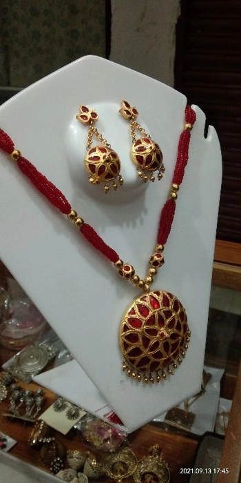 Assamese Big Japi Set Silver Based