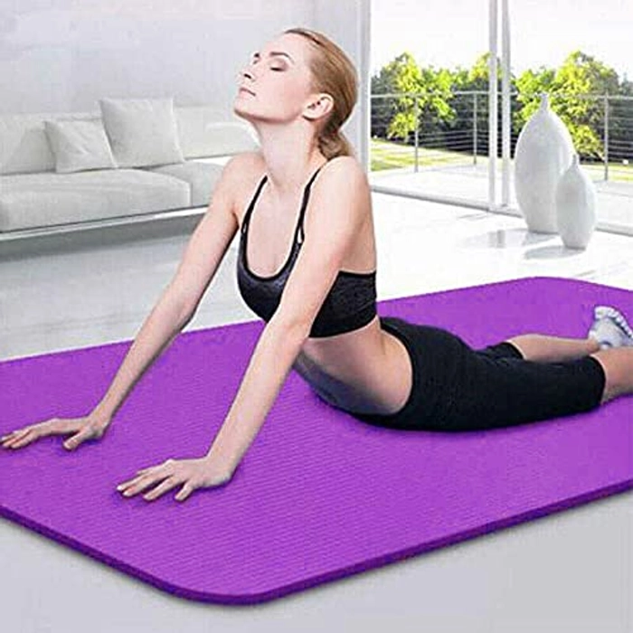 YOGATI Premium Yoga mat with free bag cover Anti Skid Yoga mat for Gym Workout and Flooring Exercise Long Size Yoga Mat for Men Women