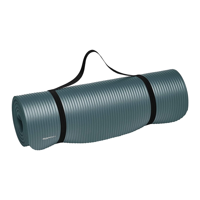 YOGATI Luxurious Yoga Mat For Men And Women With ,Carrying Strap and Mat Guaranteed Odor Free , Extra thick 6mm , Anti-Slip,And Children Fitness , Available in Fresh Vibrant colours