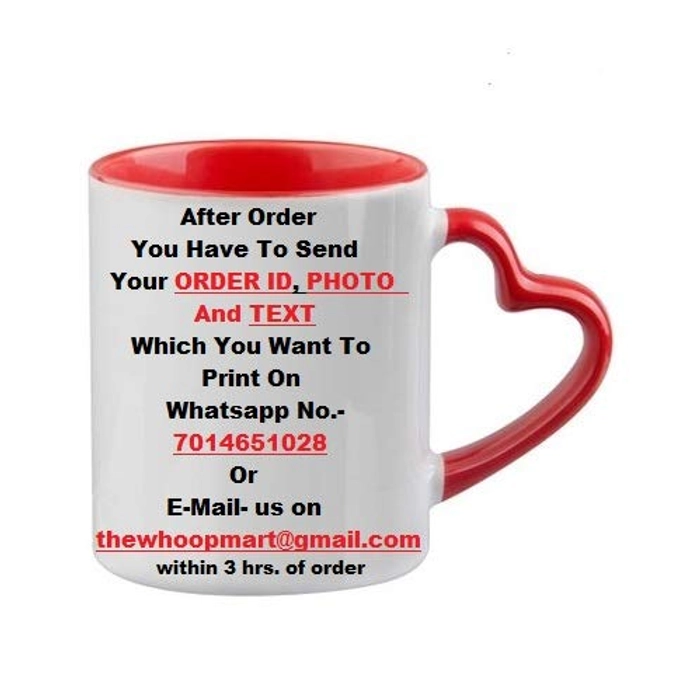 Buy HANIRY Custom Mug with Photo | Customized and Personalized Text and  Photo Printed Mug | Customised Gift Cup | Gift for Wife Customised Mug | Customised  Gift Mug | Customized Gift