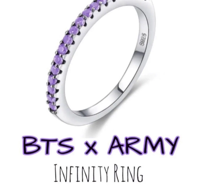 BTS ARMY Korean High Fashion Inspired Silver Rings limited Ed. - Etsy