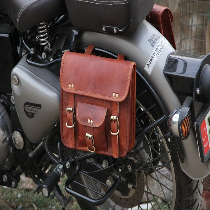 Leather Bullet Side Bag Application: Industrial at Best Price in New Delhi  | Vansh Accessories & Modification