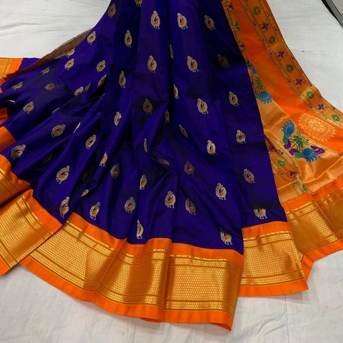 Shreya Kadiyal Silk Paithani Saree (Yeola Paithani) - Salemora