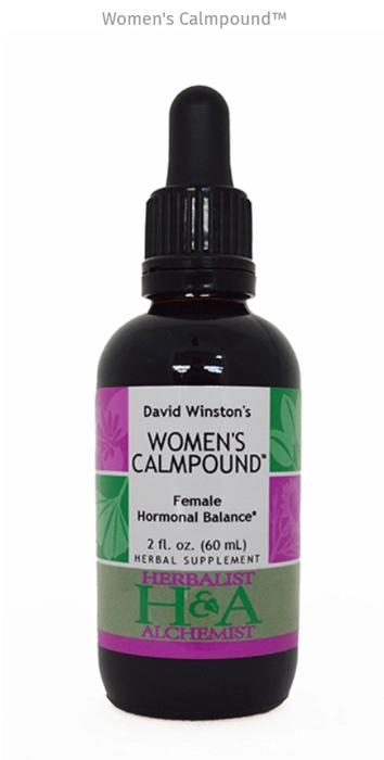 David Winston's  WOMEN'S CALMPOUND™ (Liquid Drops) - Female Hormonal Balance tonic.