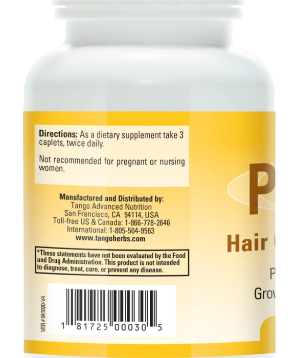 Tango PriaPlex Hair Support (180 Capsules) (2 Months Support)