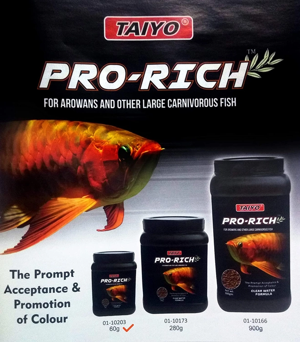 Taiyo Pro Rich Arowana Fish Food 60gm