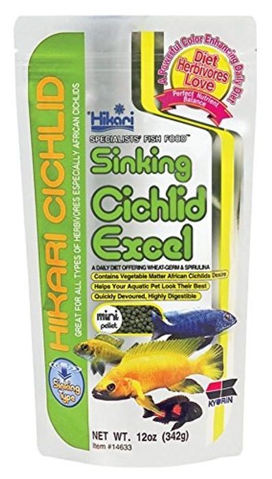 Hikari Cichlid Excel Sinking Fish Food (Mini), 342gm