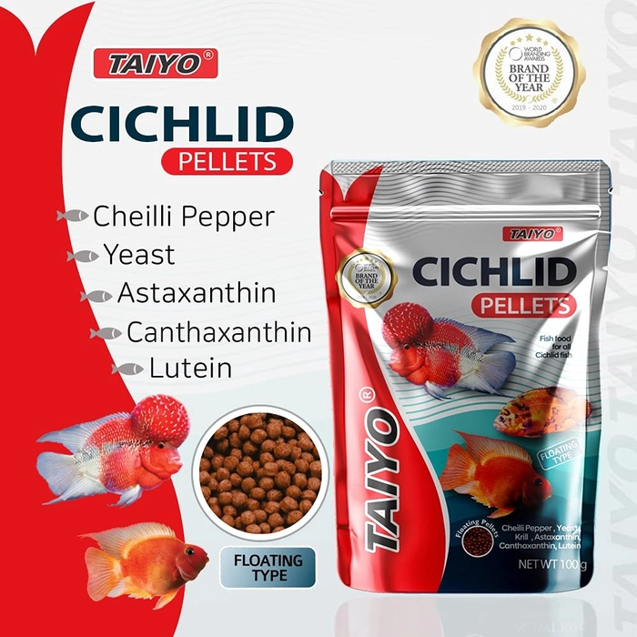 Taiyo Cichlid Pellets 100gm