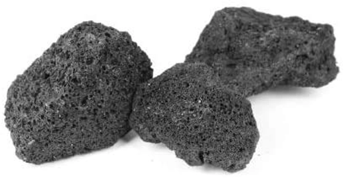 TUNAI Lava Rock for Decorating Aquarium, 2kg