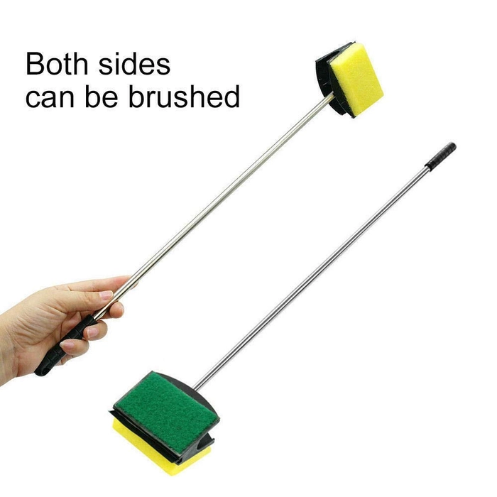 Tunai Double Side Scrubber for Cleaning Aquarium Tank, 47 cm