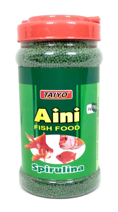 Taiyo Aini Spirulina Fish Food, 330g ( 1.2mm )