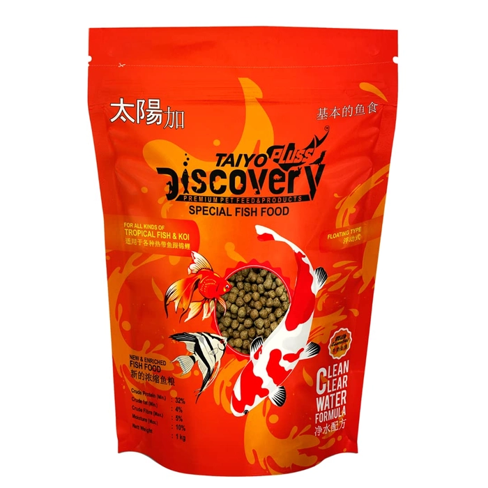 Taiyo Pluss Discovery  Professional Formula Fish Food 1 kg - 2.5 mm