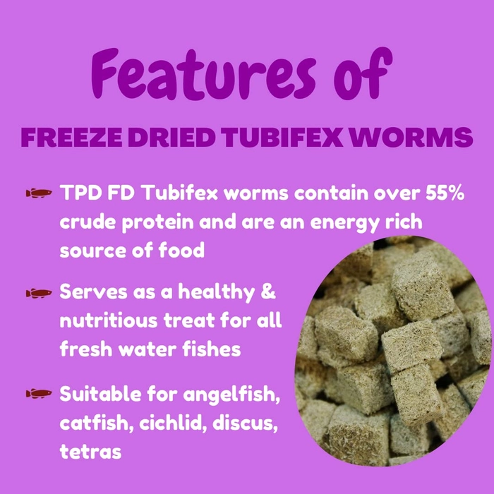 Taiyo Pluss Discovery Tubifex Worms - 40gm Jar