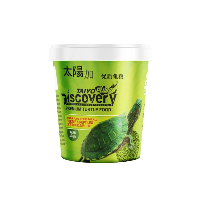 Taiyo Pluss Discovery Turtle Food 45 g Round Container