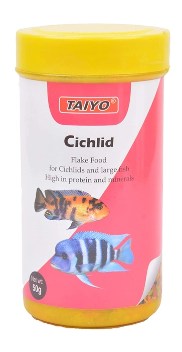 Taiyo Cichlid Flakes Fish Food, 50gm