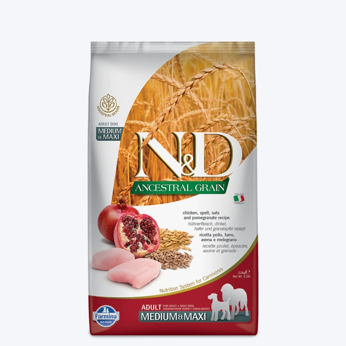 FARMINA N&D ANC GRAIN DOG CP ADULT MED/MAXI 2.5 KG