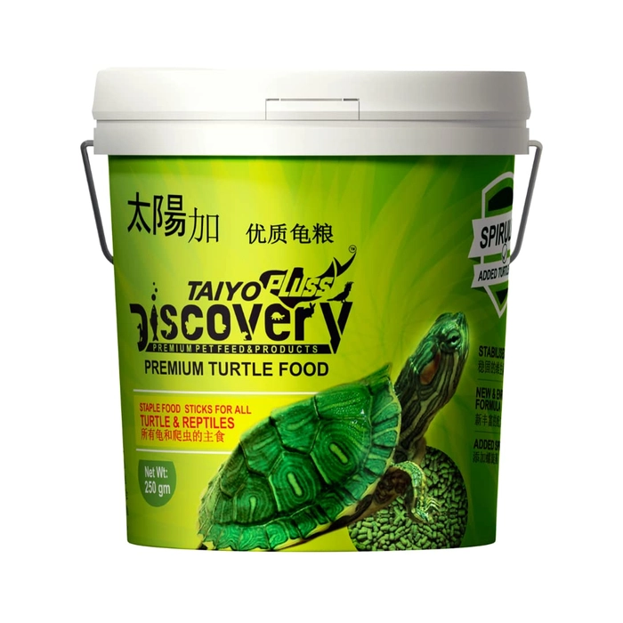 Taiyo Pluss Discovery Premium Turtle Food 250 g Round Container