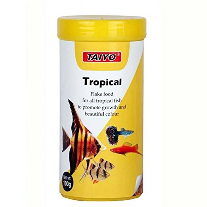 Taiyo Tropical Flakes Fish Food, 100gm