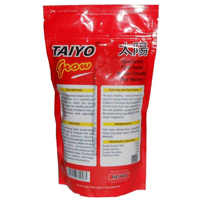 Taiyo Grow Fish Food Pouch, 200gm