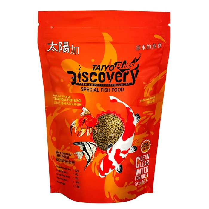 Taiyo Pluss Discovery  Professional Formula Fish Food 1 kg - 1.2 mm