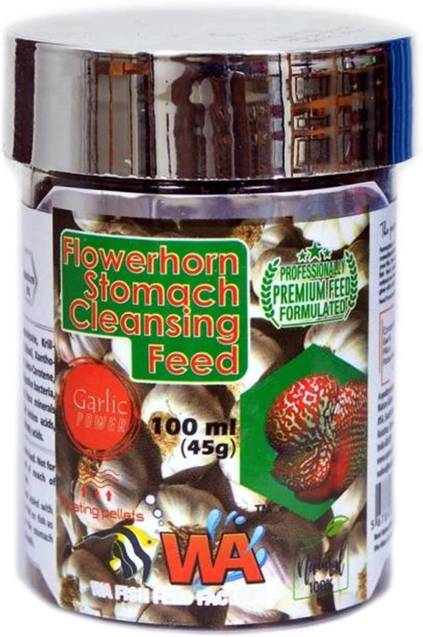 WA Flowerhorn Stomach Cleansing Feed - 100 ml (45g)