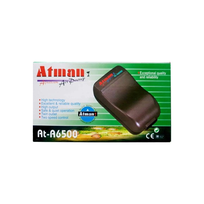 Atman Aquarium Air Pump AT-A6500 (Double Outlet)