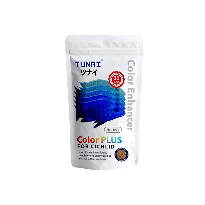 Tunai Color Plus Natural Diet Food Sticks for Cichlids - 100g