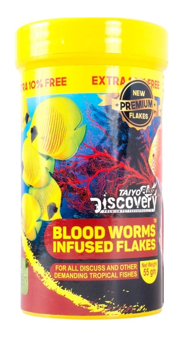 Taiyo Pluss Discovery Blood Worms Infused flakes 55 gram