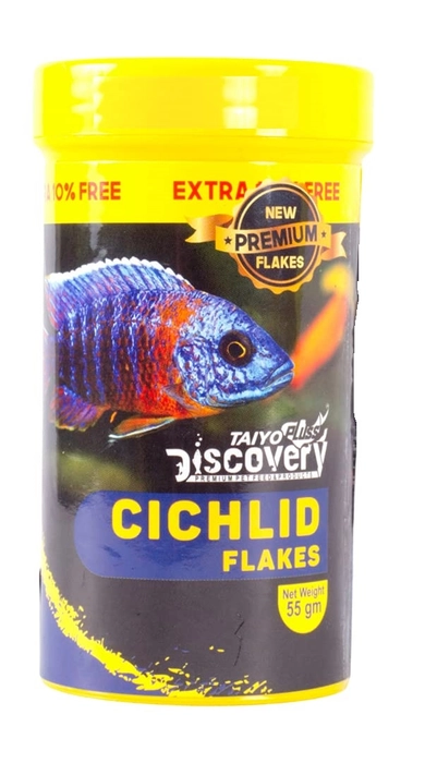 Taiyo Pluss Discovery Cichlid Flakes - 55g