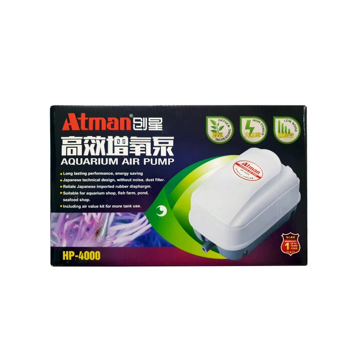 Atman Hi Blow Aquarium Air Pump HP-4000