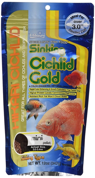 4633 - Hikari Cichlid Gold Sinking Mini - 342g