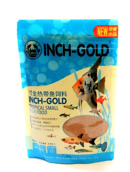 Inch Gold Tropical Fish Food  - 100g (Blue Pouch)