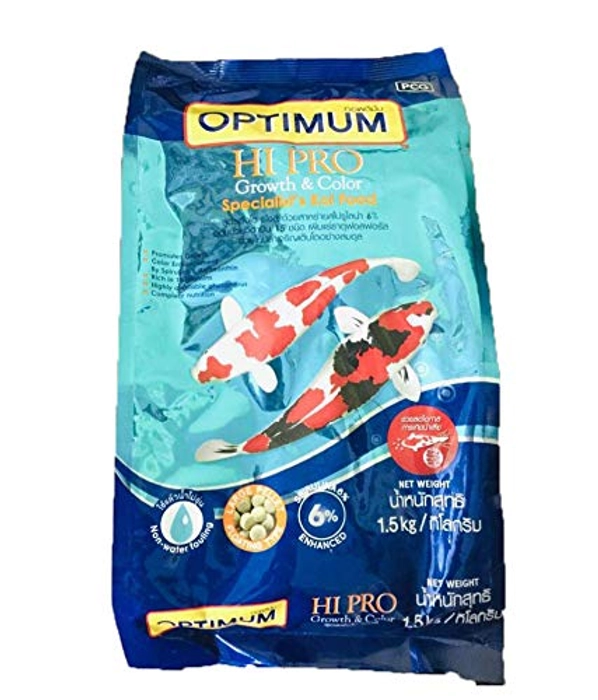 Optimum HI-PRO Growth and Colour  - 1.5 kg ( Large Pillets)