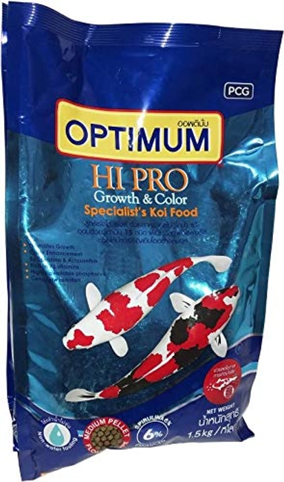 Optimum HI-PRO Growth and Colour - 1.5 kg ( Medium Pillets)