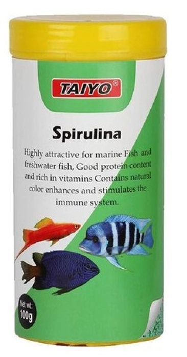 Taiyo Spirulina Flakes Fish Food, 100gm