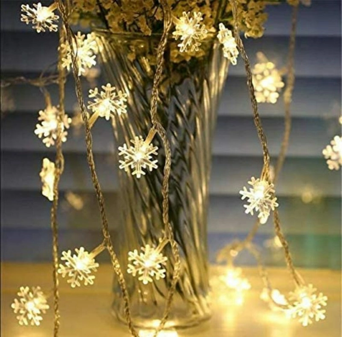 Snowflakes Led String Light (3 m, Warm White) , Christmas Decor Lights , Diwali Lights , Christmas Lights , Decorative String Lights , led Lights , Festive Lights
81%
off