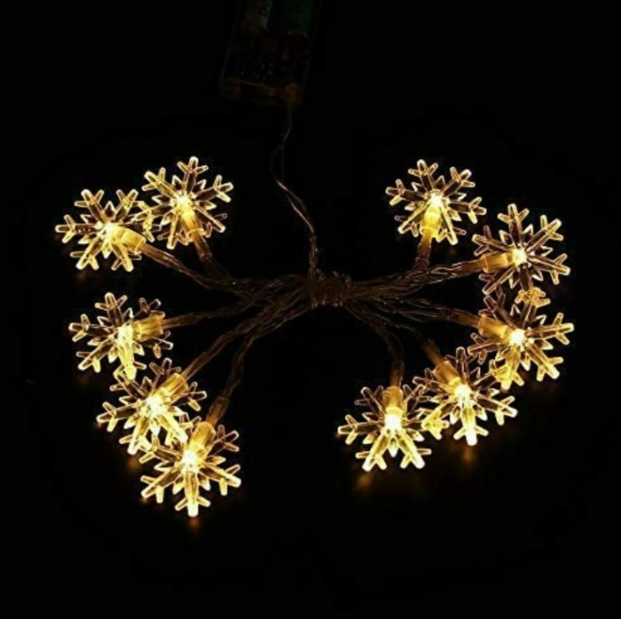 Snowflakes Led String Light (3 m, Warm White) , Christmas Decor Lights , Diwali Lights , Christmas Lights , Decorative String Lights , led Lights , Festive Lights
81%
off