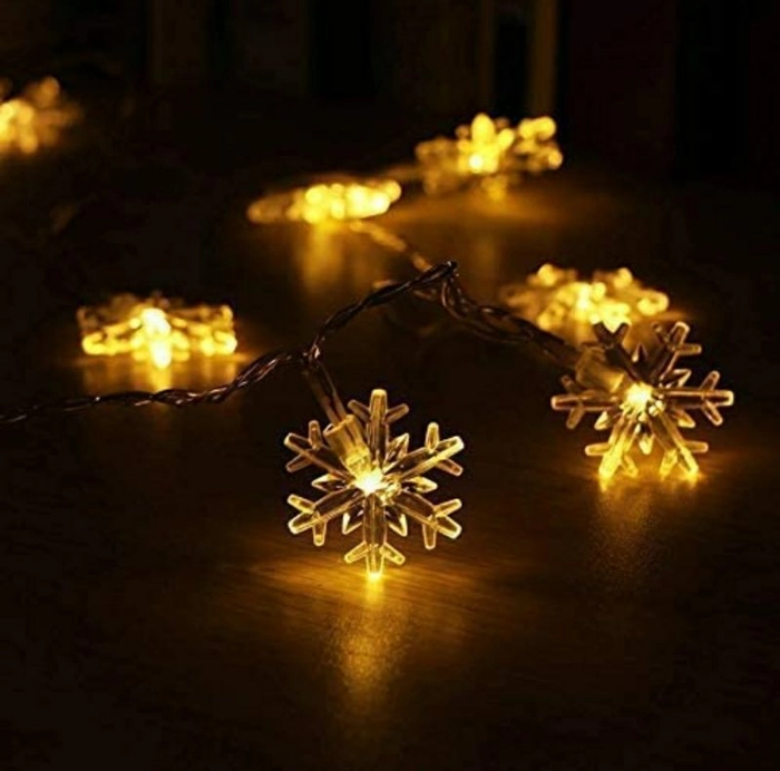 Snowflakes Led String Light (3 m, Warm White) , Christmas Decor Lights , Diwali Lights , Christmas Lights , Decorative String Lights , led Lights , Festive Lights
81%
off