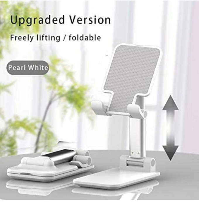 MECHATRIX Grade-A Quality Mobile Phone + Tablet Stand, Adjustable & Foldable Aluminum Stand Holder for Mobile Phone and Tablet (Up to 10.3 inch)