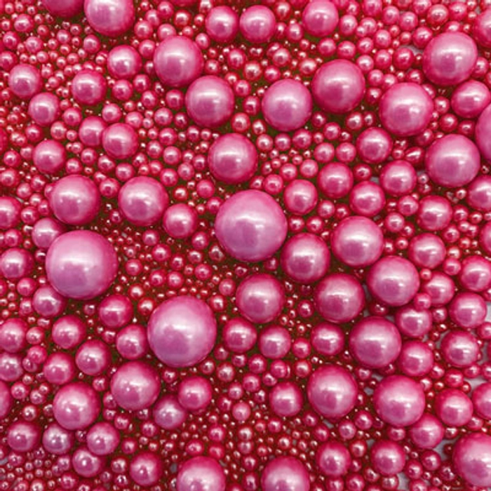 Red Sprinkles Sugar Beads Dragees Round Sprinkles Cake Sprinkle