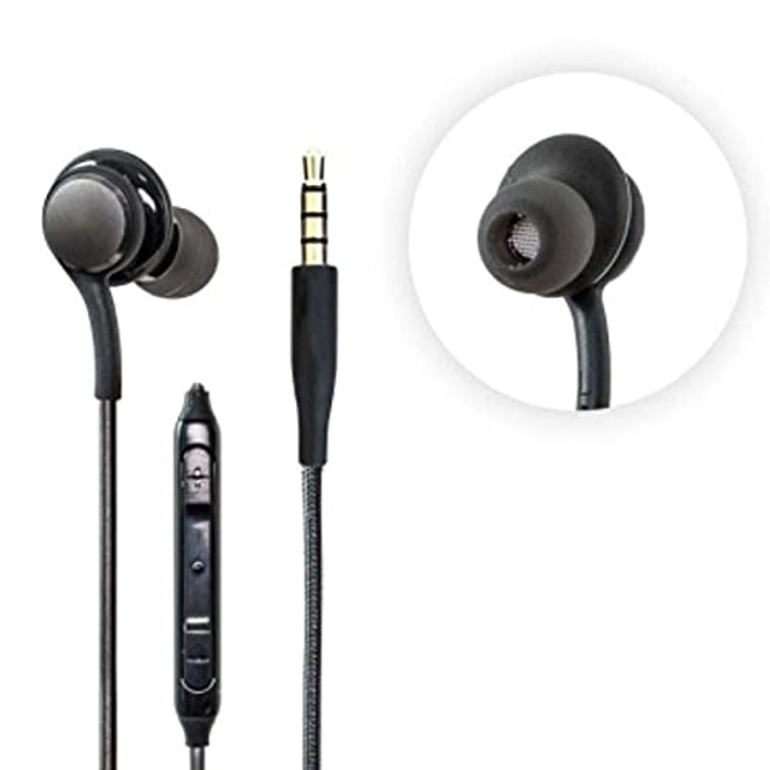 Buy Ample Wings in Ear Headphone for Samsung Galaxy A20s Earphones Original Like Headsets AKG Samsung Earphone Best Performance Handsfree with Mic Calling Music 3.5mm Jack Black online from SM ENTERPR...