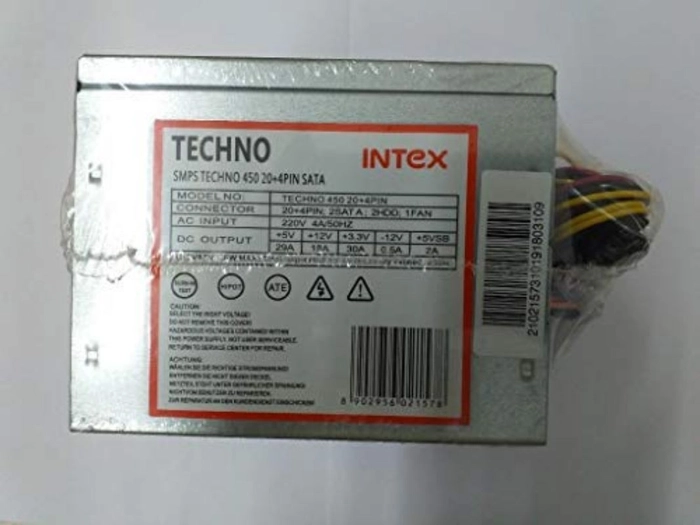Intex SMPS Techno 450 20 + 4pin Sata