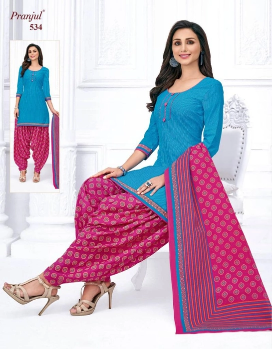 Pranjul Priyanka Vol 9 Unstitched Cotton Dress Material In Wholesale