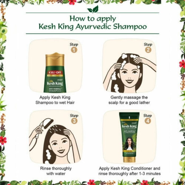 Kesh King Scalp & Hair Medicine Anti Hairfall Shampoo 340ml