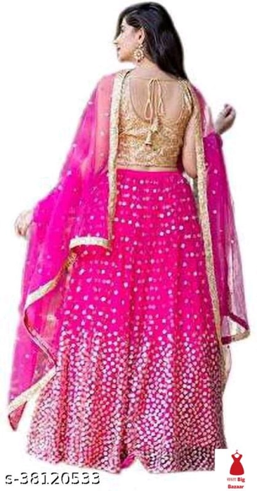 Buy SWAMI STUDIO ANADI CREATION Heavy Kanchipuram South Indian Wedding  Style Half Saree Lehenga Blouse & Dupatta, New Fancy Designer Traditional  Lengha (RANI - BLUE) at Amazon.in