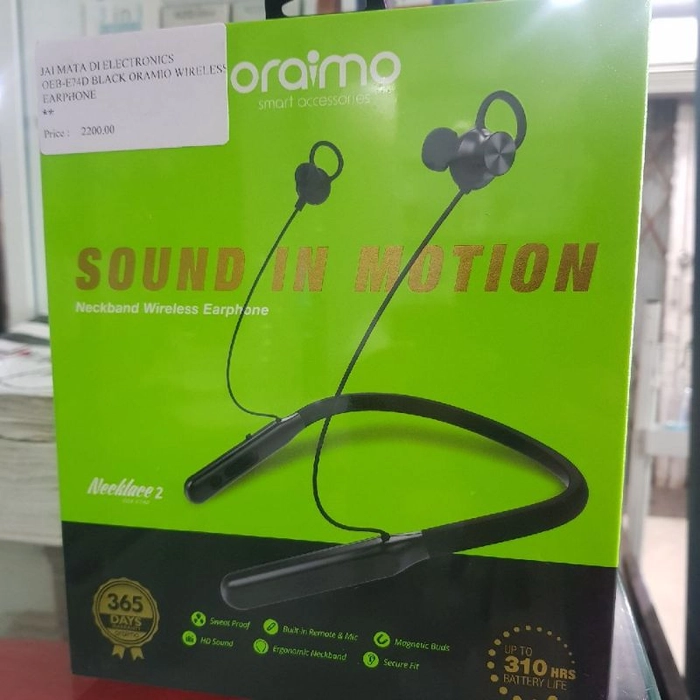 Oraimo neckband best sale wireless earphone