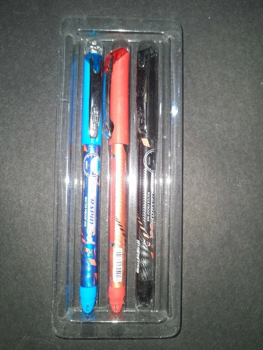 Flair Rapid Gel Set Blue Red Black Pens